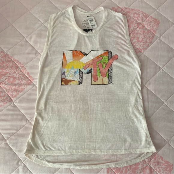 Recycled Karma Tops - Recycled Karma MTV Muscle Tee Size XS NWT